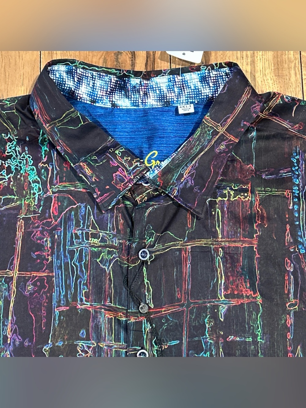 Robert Graham  Mens Long Sleeve Button Down Shirt‎ Multicolor 4XLT NWT - Picture 2 of 10